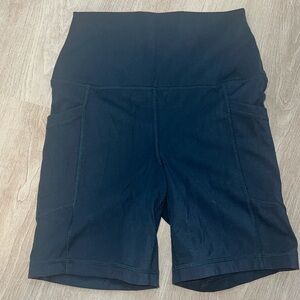Navy blue medium bike short